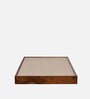 Segur Sheesham Wood Single Bed In Rustic Teak Finish With Trundle