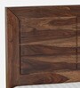 Segur Sheesham Wood Single Bed In Rustic Teak Finish With Trundle