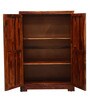 Segur Sheesham Wood 2 Door Wardrobe in Honey Oak Finish