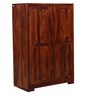 Segur Sheesham Wood 2 Door Wardrobe in Honey Oak Finish