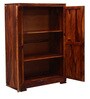 Segur Sheesham Wood 2 Door Wardrobe in Honey Oak Finish