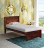 Segur Sheesham Wood Single Bed In Honey Oak  Finish