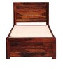 Segur Sheesham Wood Single Bed In Honey Oak  Finish