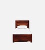 Segur Sheesham Wood Single Bed In Honey Oak Finish With Drawer Storage