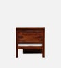 Segur Sheesham Wood Single Bed In Honey Oak Finish With Drawer Storage