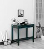 Segur Sheesham Wood Study Table In Ocean Blue Finish