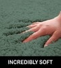 Seige Solid Microfiber 6 X 7 Feet Tufted Carpet