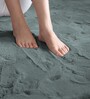 Seige Solid Polyester 4 X 6 Feet Machine Made Carpet
