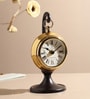 Seishi Gold Table Clock