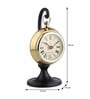Seishi Gold Table Clock
