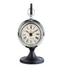 Seishi Silvertable Clock