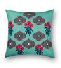 Cotton Floral Pattern 16x16 Inch Cushion Covers (Set Of 2)