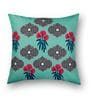 Cotton Floral Pattern 16x16 Inch Cushion Covers (Set Of 2)