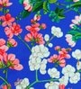 Floral (47x12) Blue & Red Cotton Table Runner
