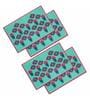 Blue Cotton Solid Placemats Set of 4