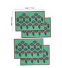 Floral Prined Green Cotton 18X12 Inches Placemats (Set Of 4)