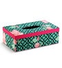 Floral Green Mdf Wood Tissues Box