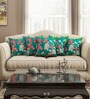 Cotton Floral Pattern 16x16 Inch Cushion Covers (Set Of 5)