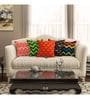 Cotton Abstract Pattern 16x16 Inch Cushion Covers (Set Of 5)
