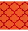 Orange Geometric Cotton 16 x 16 Inches Cushion Covers (Set of 2)