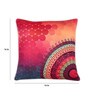 Red Traditional Silk 16 x 16 Inches Cushion Covers (Set of 5)
