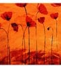 Orange Traditional Cotton 16 x 16 Inches Cushion Covers (Set of 5)