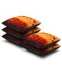 Orange Traditional Cotton 16 x 16 Inches Cushion Covers (Set of 5)
