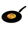 Selecta 11 Inch Non- Stick Black Aluminium Flat Tawa