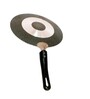 Selecta 11 Inch Non- Stick Black Aluminium Flat Tawa
