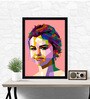 Selena Gomez Wooden Framed Art Print
