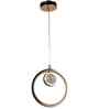 Selene Gold Iron Hanging Light | Inbuilt LED | without Bulb | Eliante