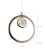 Selene Gold Iron Hanging Light | Inbuilt LED | without Bulb | Eliante