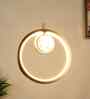 Selene Gold Iron Hanging Light | Inbuilt LED | without Bulb | Eliante