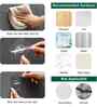 Self-Adhesive Plastic Wall Hooks (Pack of 10)