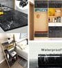 Black Self-Adhesive PVC 3D Wall Sticker Oil Proof and Waterproof (60 x200cm)