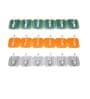 White Self Adhesive Wall Hanger 6 Hooks