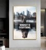Self Consciousness Glass Finish Vertical Wall Art