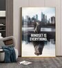 Self Consciousness Glass Finish Vertical Wall Art