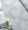 Multicolor Self Stripe Single Bedspread With Pillow Cover
