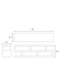 Seline Sheesham Wood TV Console in Rustic Teak Finish