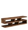 Seline Sheesham Wood TV Console in Rustic Teak Finish