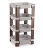 Plastic 4 Tier Kitchen Storage Racks