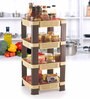 Plastic 4 Tier Kitchen Storage Racks