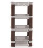 Plastic 4 Tier Kitchen Storage Racks