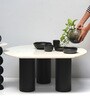 Semi Coffee Table In Black Colour