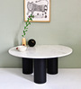 Semi Coffee Table In Black Colour