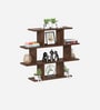Senara Bookshelf  In Brown Maple Finish