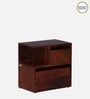 Sencillo Z Solid Wood Lhs Bedside Table In Honey Oak Finish With Drawers