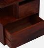 Sencillo Z Solid Wood Lhs Bedside Table In Honey Oak Finish With Drawers