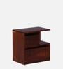 Sencillo Z Solid Wood Rhs Bedside Table In Honey Oak Finish With Drawers